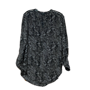 Dynamite Black White Blouse Small